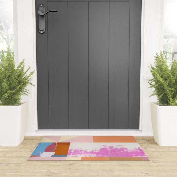 paper quilt collage - no.1 Welcome Mat Gallery Image 3