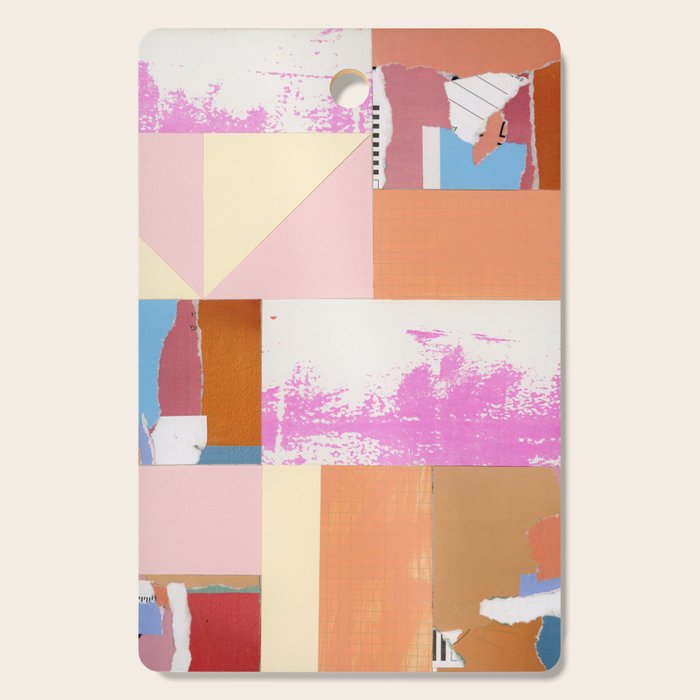 paper quilt collage - no.1 Cutting Board Gallery Image 1