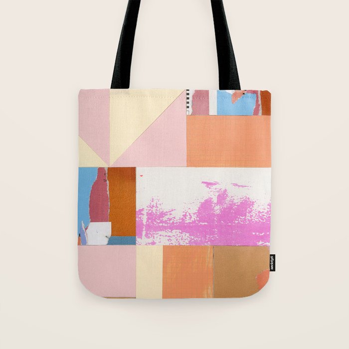 paper quilt collage - no.1 Tote Bag Gallery Image 1