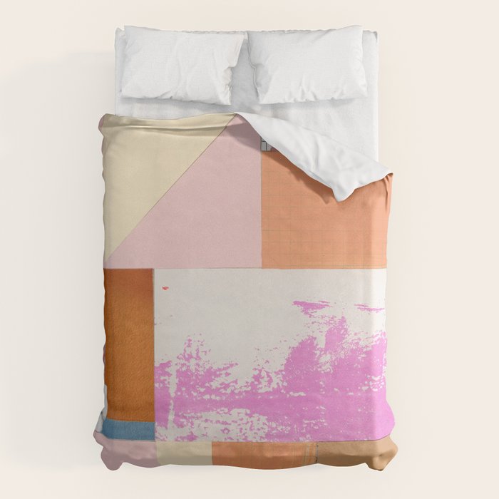 paper quilt collage - no.1 Duvet Cover Gallery Image 1