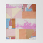 paper quilt collage - no.1 Throw Blanket Gallery Image 2