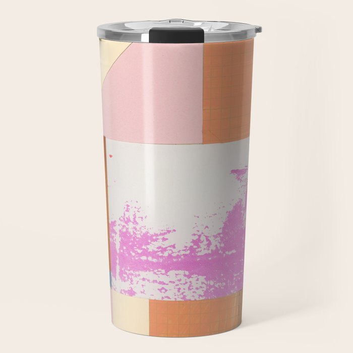 paper quilt collage - no.1 Travel Mug Gallery Image 1