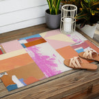 paper quilt collage - no.1 Outdoor Rug Gallery Image 2