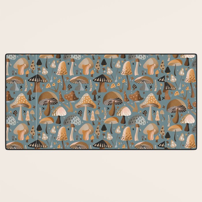 Mushroom Collection â Neutral Palette Desk Mat Gallery Image 3