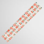 Sweet monster cupcake red Table Runner Gallery Image 3