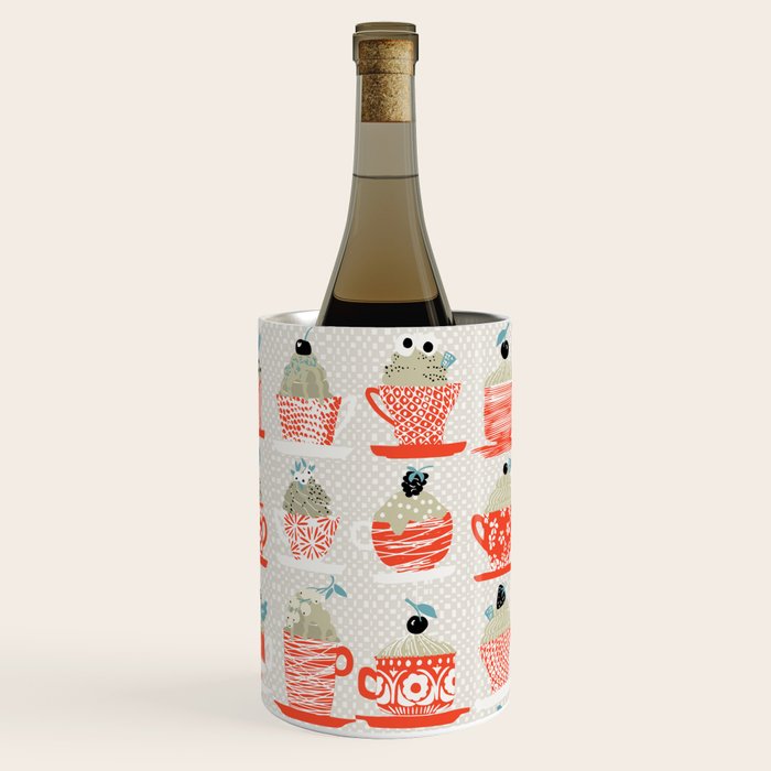 Sweet monster cupcake red Wine Chiller Gallery Image 3