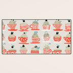 Sweet monster cupcake red Desk Mat Gallery Image 3