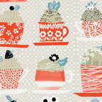 Sweet monster cupcake red Coffee Mug Gallery Image 2