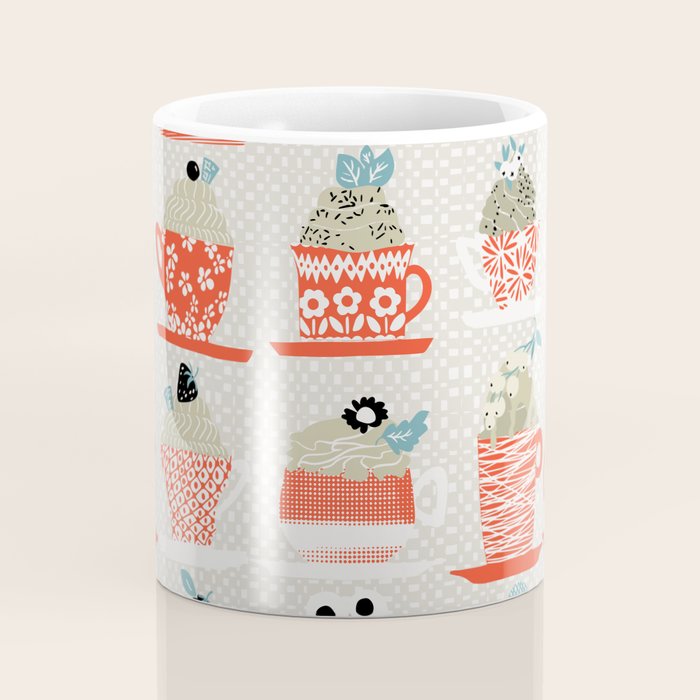 Sweet monster cupcake red Coffee Mug Gallery Image 4