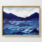 Ocean Blue Serving Tray Gallery Image 1