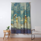 On Evil Beach - Shark Attack Window Curtain Gallery Image 5