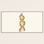 Floral DNA Desk Mat Gallery Image 3