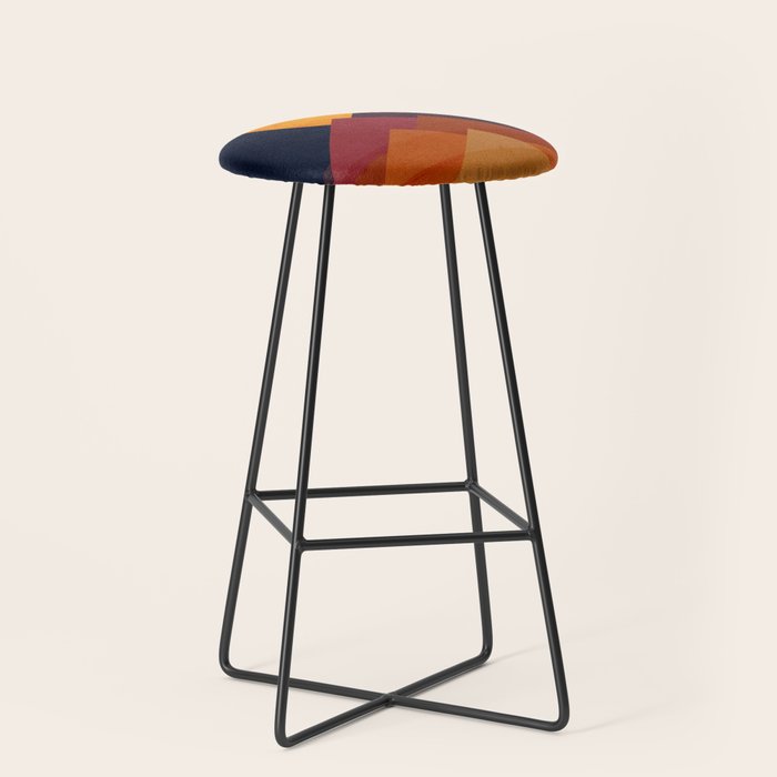 Full moon and pyramid Stool Gallery Image 1