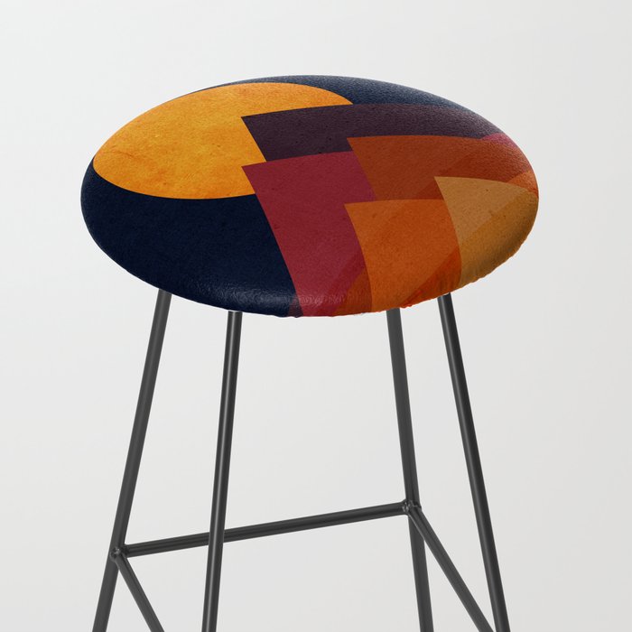 Full moon and pyramid Stool Gallery Image 2