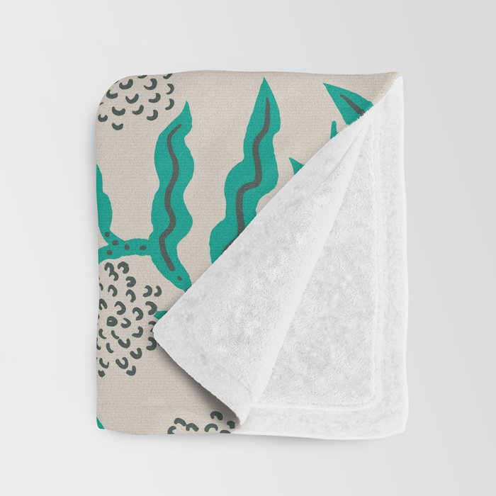 LA VILLE VINE MINT Throw Blanket Gallery Image 3