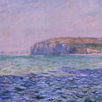 Claude Monet - Shadows on the Sea - Cliffs at Pourville Coffee Mug Gallery Image 2