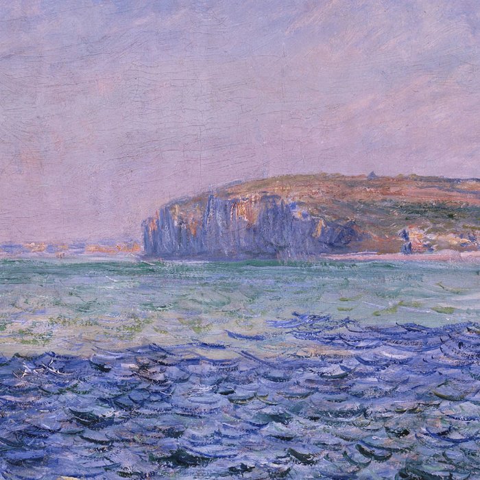 Claude Monet - Shadows on the Sea - Cliffs at Pourville Coffee Mug Gallery Image 2