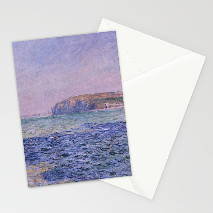 Claude Monet - Shadows on the Sea - Cliffs at Pourville Stationery Card Gallery Image 2