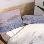Claude Monet - Shadows on the Sea - Cliffs at Pourville Pillow Sham Gallery Image 2