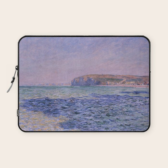 Claude Monet - Shadows on the Sea - Cliffs at Pourville Laptop Sleeve Gallery Image 1