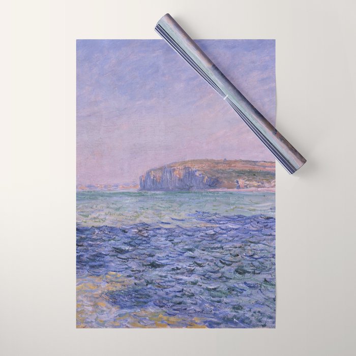 Claude Monet - Shadows on the Sea - Cliffs at Pourville Wrapping Paper Gallery Image 1