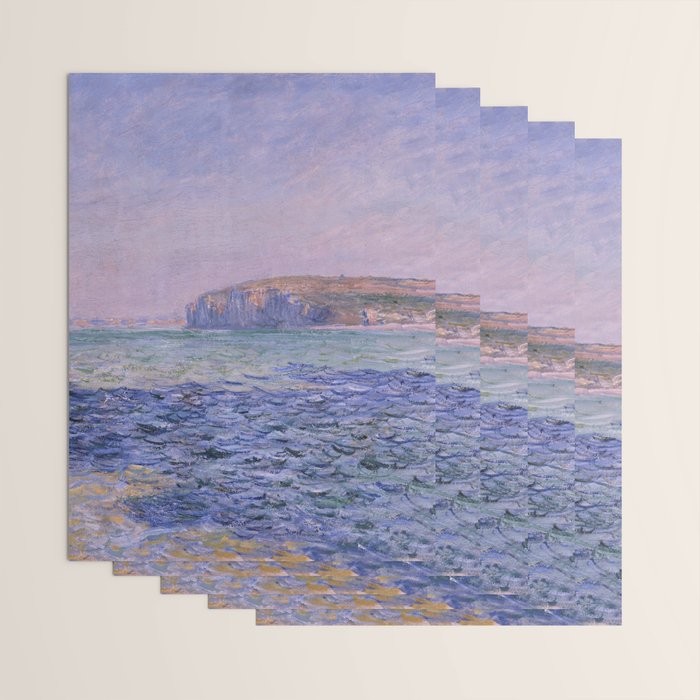Claude Monet - Shadows on the Sea - Cliffs at Pourville Wrapping Paper Gallery Image 3