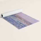 Claude Monet - Shadows on the Sea - Cliffs at Pourville Yoga Mat Gallery Image 2