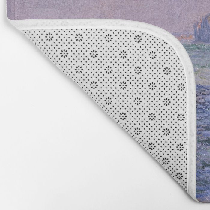 Claude Monet - Shadows on the Sea - Cliffs at Pourville Bath Mat Gallery Image 2