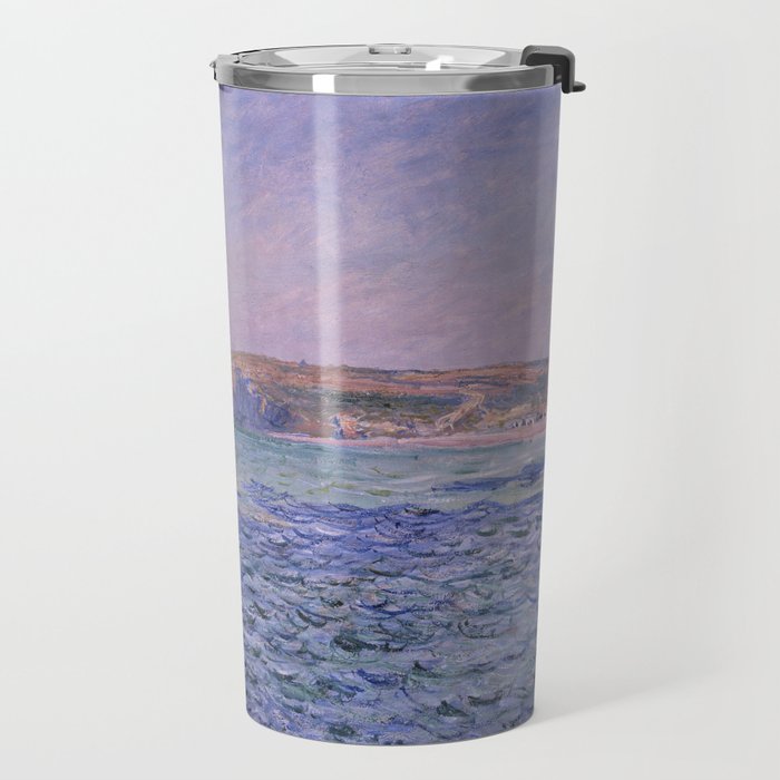 Claude Monet - Shadows on the Sea - Cliffs at Pourville Travel Mug Gallery Image 2