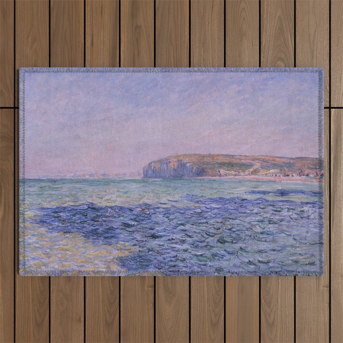 Claude Monet - Shadows on the Sea - Cliffs at Pourville Outdoor Rug Gallery Image 1