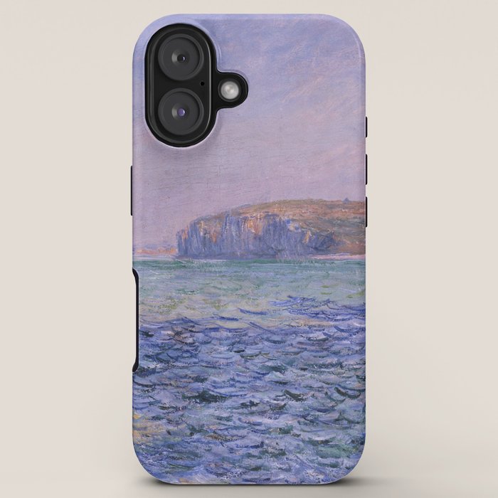 Claude Monet - Shadows On The Sea - Cliffs At Pourville Iphone Case