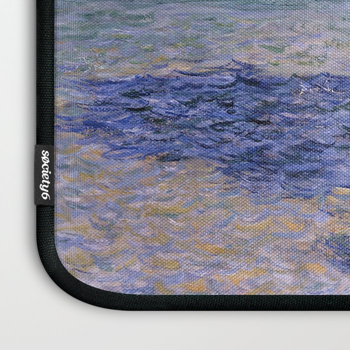 Claude Monet - Shadows on the Sea - Cliffs at Pourville Laptop Sleeve Gallery Image 3