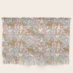 Floral Puppies Wall Hanging Gallery Image 1