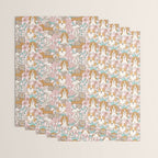 Floral Puppies Wrapping Paper Gallery Image 3