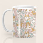 Floral Puppies Coffee Mug Gallery Image 3