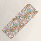 Floral Puppies Yoga Mat Gallery Image 1