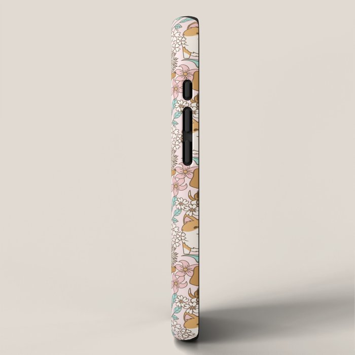 Floral Puppies iPhone Case Gallery Image 2