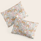 Floral Puppies Pillow Sham Gallery Image 3