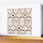 Halloween Lattice Pattern Wall Mural Gallery Image 2