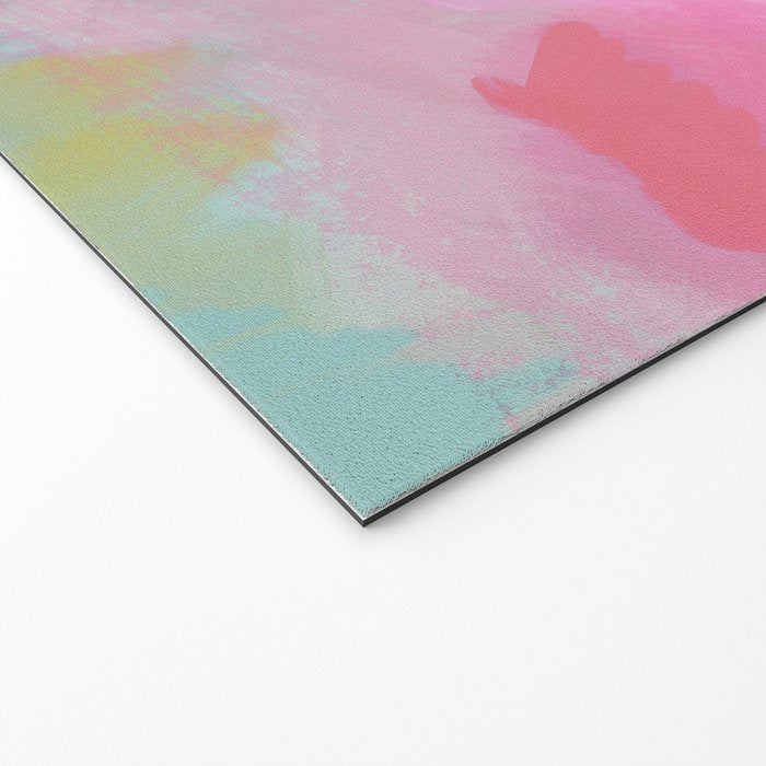 pink sun clouds abstract Welcome Mat Gallery Image 2