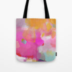 pink sun clouds abstract Tote Bag Gallery Image 1