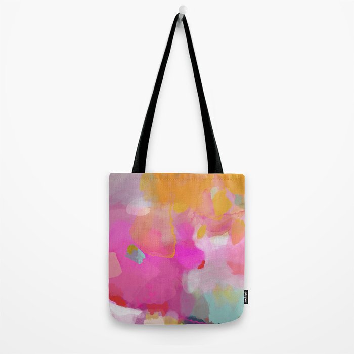 pink sun clouds abstract Tote Bag Gallery Image 2