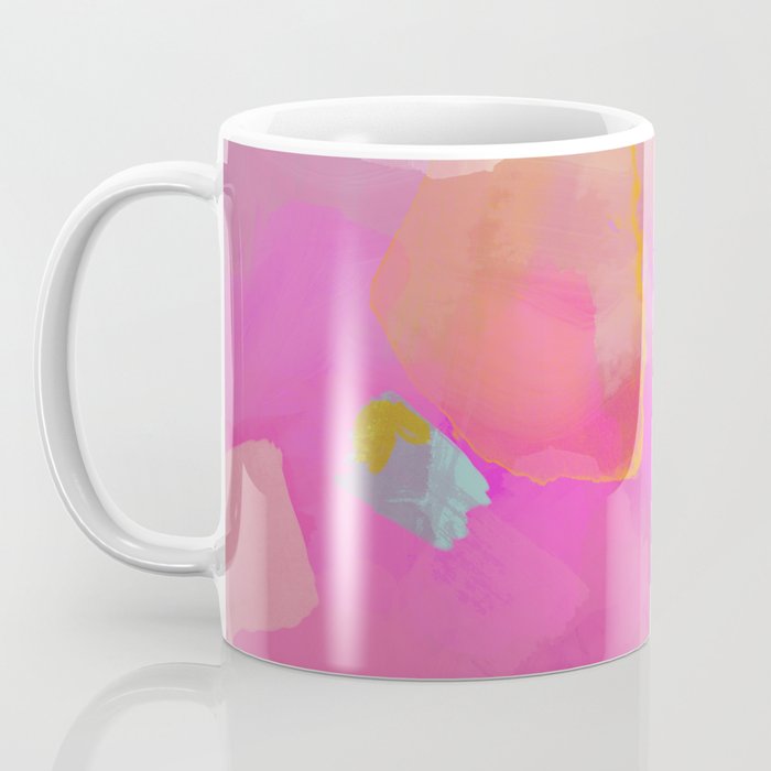 pink sun clouds abstract Coffee Mug Gallery Image 3