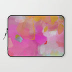 pink sun clouds abstract Laptop Sleeve Gallery Image 1