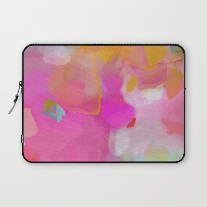 pink sun clouds abstract Laptop Sleeve Gallery Image 1