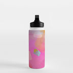 pink sun clouds abstract Water Bottle Gallery Image 3