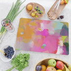 pink sun clouds abstract Cutting Board Gallery Image 2