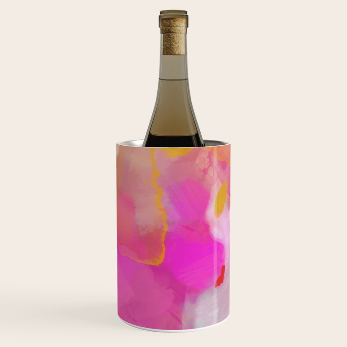 pink sun clouds abstract Wine Chiller Gallery Image 1