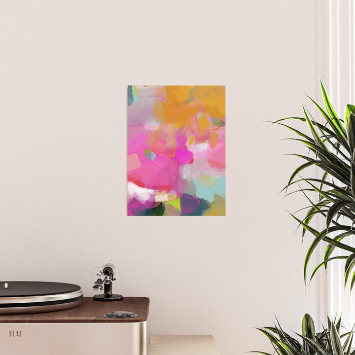 pink sun clouds abstract Poster Gallery Image 2
