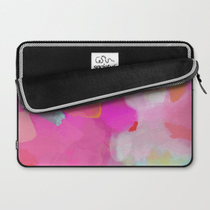 pink sun clouds abstract Laptop Sleeve Gallery Image 2